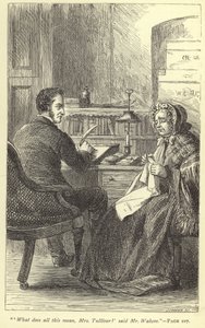 ¿Qué significa todo esto, Sra. Tulliver? dijo el Sr. Wakem de English School