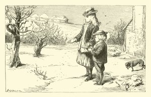 Cuando la nieve está en el suelo de English School