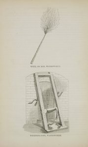 Látigo o Vara y Poste de Azotes en Wandsworth, de Las Prisiones Criminales de Londres y Escenas de la Vida en Prisión por Henry Mayhew y John Binny, 1862