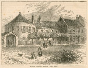 Casa White Conduit, Pentonville, Londres, alrededor de 1820