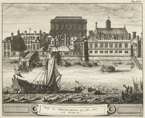 Whitehall, Westminster, Londres, Reino Unido (grabado) de English School