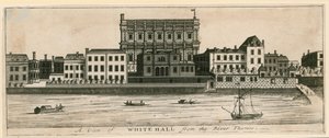 Whitehall desde el río Támesis