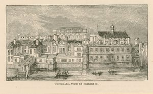 Whitehall desde el río Támesis de English School