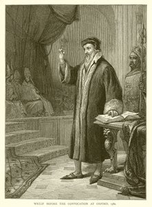 Wiclif ante la Convocatoria en Oxford, 1382 de English School