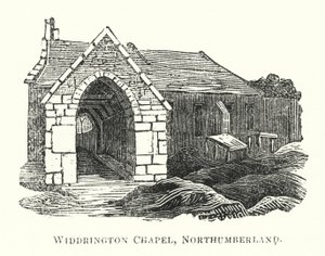 Capilla Widdrington, Northumberland (grabado) de English School