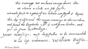 William Baffin de English School