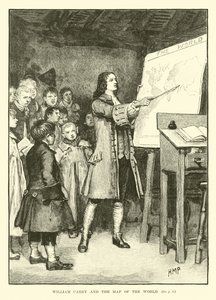 William Carey y el mapa del mundo de English School
