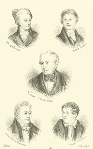 William Cowper, Robert Southey, William Wordsworth, Samuel Taylor Coleridge, Thomas Campbell de English School