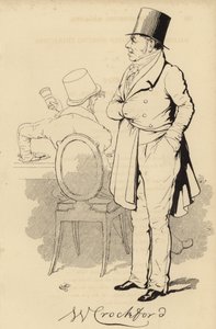 William Crockford, propietario de un club de juego en Londres de English School
