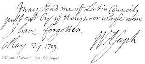 William Fleetwood, (Obispo de St Asaph) de English School