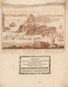 Recuerdo de la Feria de Hielo de William Hogarth de English School