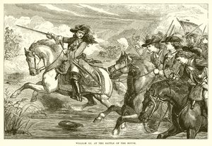Guillermo III en la batalla del Boyne