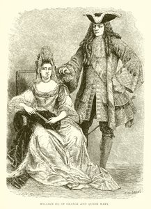 Guillermo III de Orange y la Reina María de English School