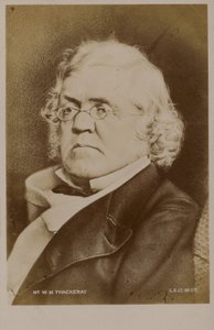 William Makepeace Thackeray (1811-1863), novelista inglés (litografía)