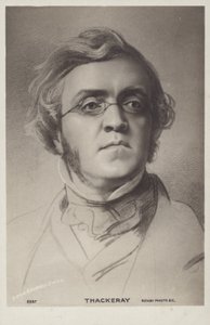 William Makepeace Thackeray (1811-1863), novelista inglés (litografía)