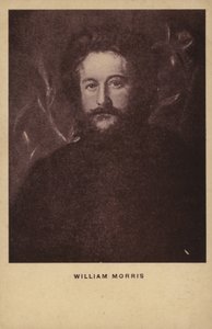 William Morris (1834-1896), diseñador textil, artista y escritor inglés (litografía)