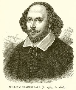 William Shakespeare (n. 1564, m. 1616) de English School