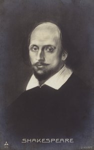 William Shakespeare (c1564-1616), dramaturgo y poeta inglés (litografía)