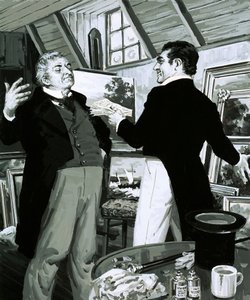 William Turner intercambió algunas de sus pinturas por un puñado de billetes de English School
