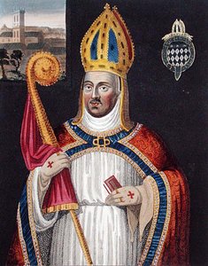 William of Wainfleet (c.1395-1486), después de una pintura en la Galería Bodleian