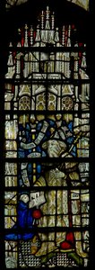 Ventana Clsty N3 que representa a Guillermo el Conquistador de English School