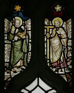 Ventana N5 que representa a San Judas y San Tomás de English School