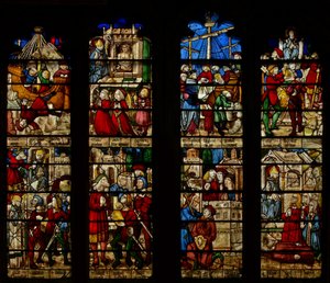 Ventana SaEw representando la ventana de San Nicolás de English School