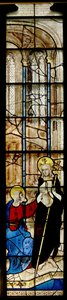 Ventana que representa a Santo Tomás el Incrédulo de English School