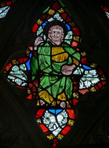Ventana n-5 que representa a Cristo de English School