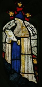Ventana n2 que representa al patriarca Noé de English School