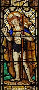 Ventana n3 que representa a Cristo de la Resurrección de English School