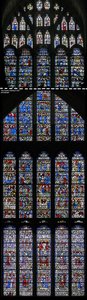 Ventana w15 que representa la Ventana de San Cuthbert de English School