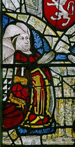 Ventana w1 representando a una donante - Elizabeth Talbot de English School