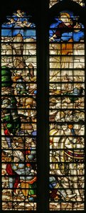 Ventana w22 que representa la Conversión de San Pablo