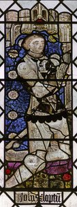 Ventana w6 que representa a un donante - John Clopton