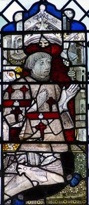 Ventana w6 que representa a un donante - Robert Crane de English School