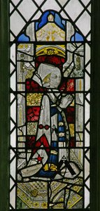 Ventana w7 que representa a un donante - Anne Denstone de English School