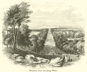 Windsor, desde el Long Walk de English School