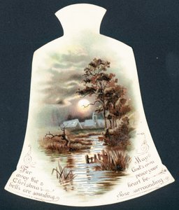 Escena de invierno, forma de campana