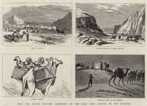Con la Comisión Fronteriza Afgana, en el camino de Quetta a Helmund de English School