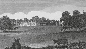 Abadía de Woburn (grabado) de English School