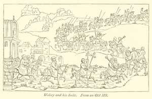 Wolsey y su séquito