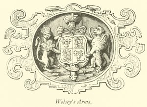 Armas de Wolsey de English School