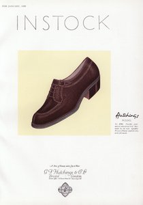 Anuncio de zapatos de mujer, años 1930