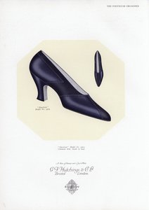 Anuncio de zapatos de mujer, años 1930