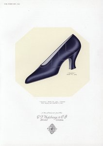 Anuncio de zapatos de mujer, años 1930