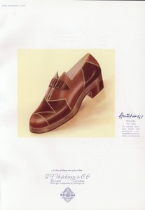 Anuncio de zapatos de mujer, años 1930