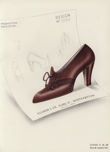 Anuncio de zapatos de mujer, años 1930