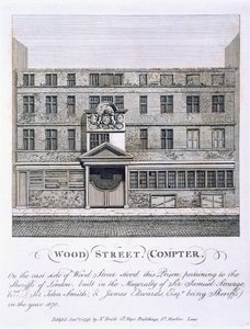 Wood Street, Compter, pub. 1793 de English School