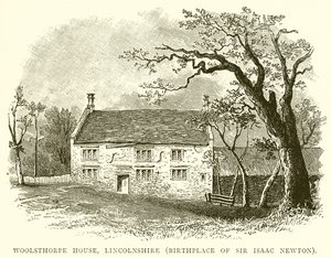 Casa Woolsthorpe, Lincolnshire (Lugar de nacimiento de Sir Isaac Newton)